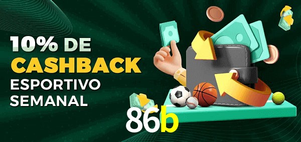 10% de bônus de cashback na 86b